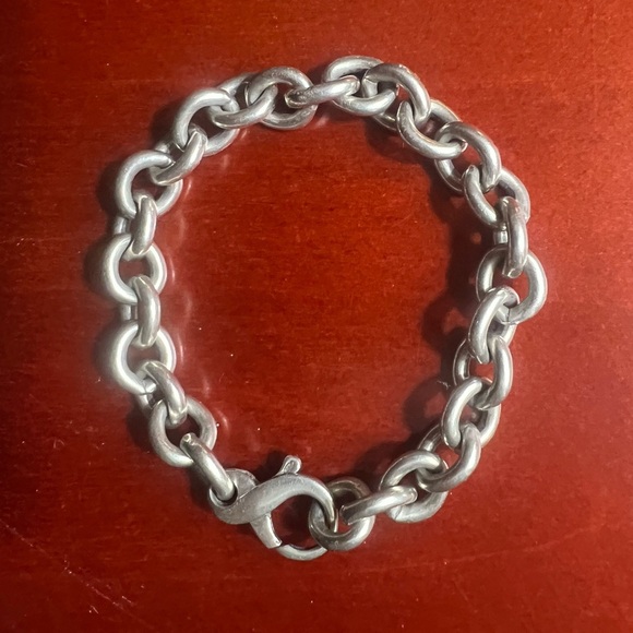 Two 925 Sterling silver, link bracelets. - Picture 3 of 12